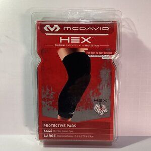 MCDAVID HEX Protective Hex Knee Pads Pair Size Large #6446 New Sealed
